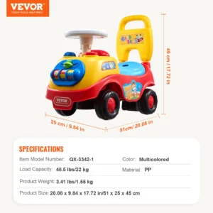Toddler Ride On Push Car Sit to Stand Toy Car