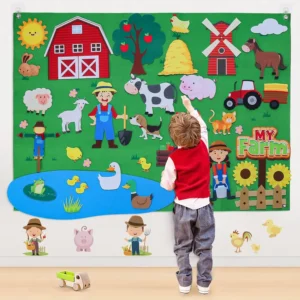Felt Story Board Early Learning Interactive Play Mat