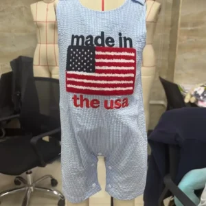 Baby Boys 4th of July Romper