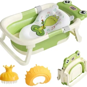 Foldable Baby Bath Tub with Cushion