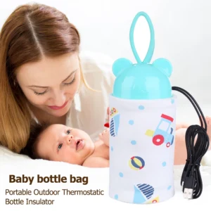 Baby Bottle Warmer, Portable Milk Cup, Safety Heater
