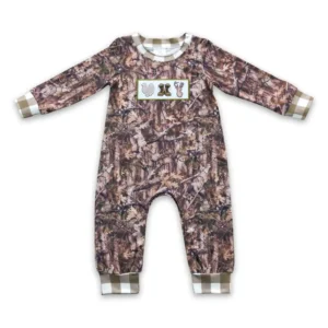 Baby Boys Hunting Camo Fall Rompers