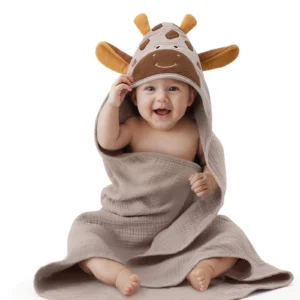 Hooded Baby Towel - May Also Be Used as Blanket