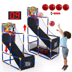 LED Scoring Arcade Basketball Game or 6ft. Basketball Stand w/Hoop