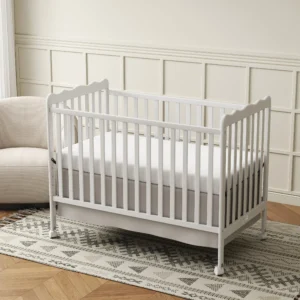 4-in-1 Convertible Wooden Baby Crib