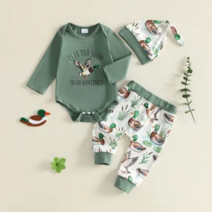 Baby Boy 3pc. Long Sleeve Fall Outfit